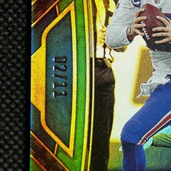 2023 Gold Standard FOTL - Josh Allen - Emerald /11 #17 SSP Buffalo Bills - Picture 2 of 3